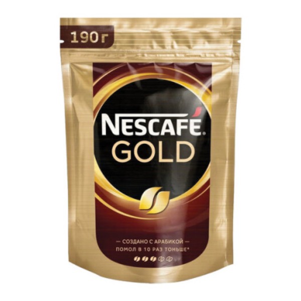 Coffee "Nescafe" soluble gold 190g