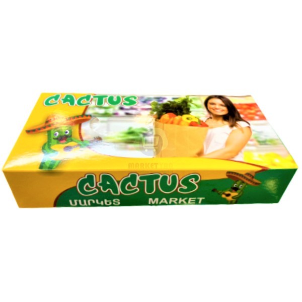 Салфетки "Cactus" двухслойные в коробке 100шт