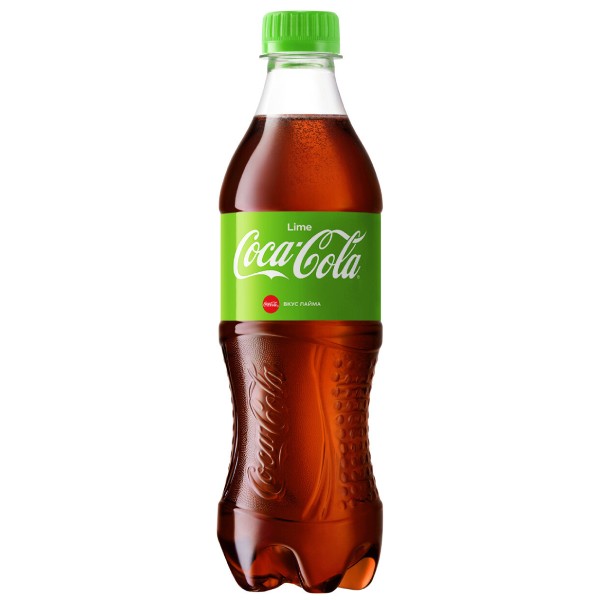 Carbonated drink "Coca Cola" with lime without sugar 0.5l