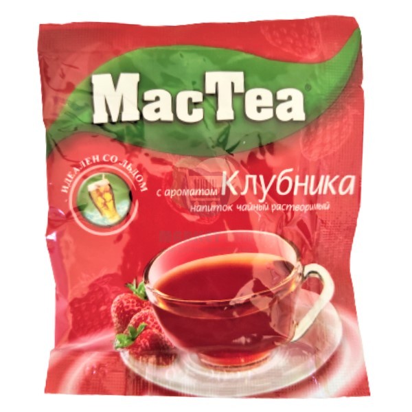 Ice tea "MacTea" with strawberry flavor 18 gr.