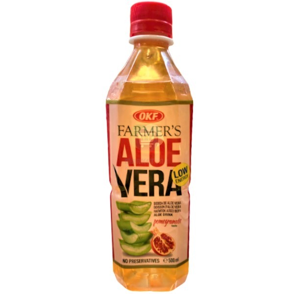 Ըմպելիք «OKF Farmer's Aloe Vera» Ալոե և նուռ 500մլ
