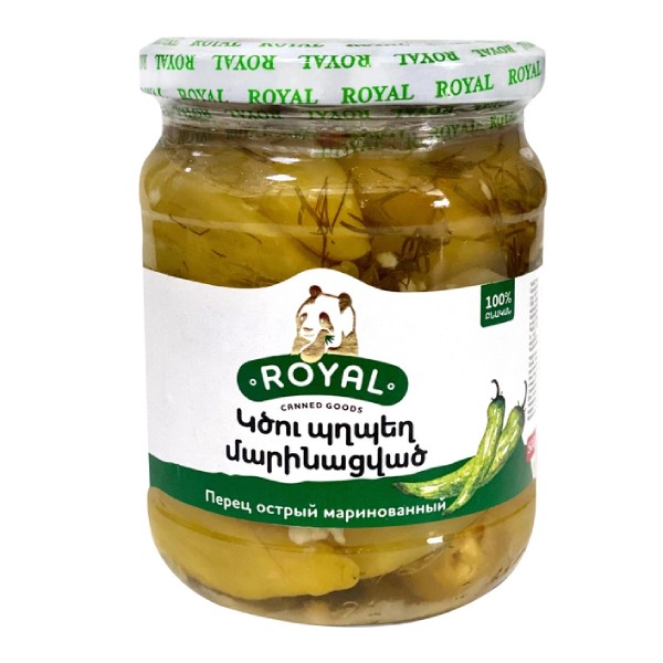 Marinated spicy pepper "Royal" 500g