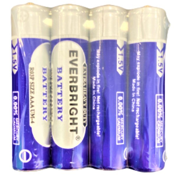 Batteries "Everbright" AAA 1.5V 4pcs