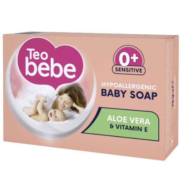 Soap "Teo" Bebe for children with aloe vera 75g