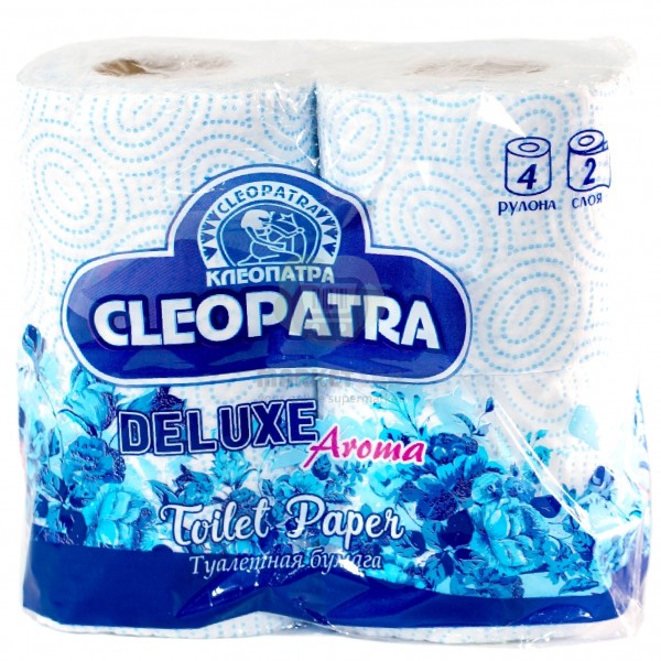 Туалетная бумага "Cleopatra" делюкс арома 4шт