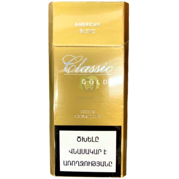 Сигареты "Classic" Gold Slims American Blend 20шт