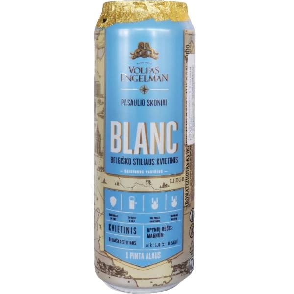 Beer "Volfas Engelman Posaulio Skonaial Blanc" 0.568ml