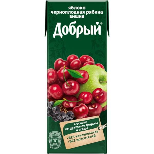 Natural Juice "Добрый" cherry for children 0.2