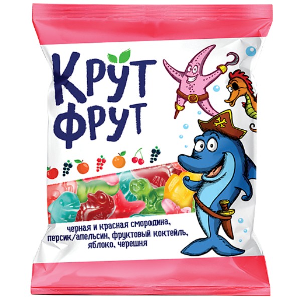 Chewing marmalade "KrutFruit" Sea creatures 70g
