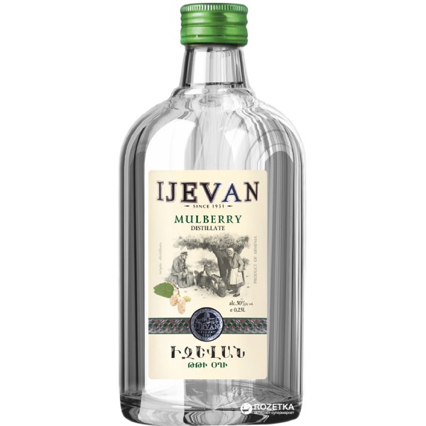 Vodka "Ijevan" mulberry 0.25l