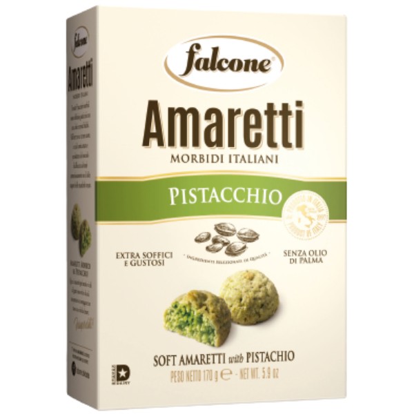 Cookies "Falcone" Amaretti with pistachios 170g
