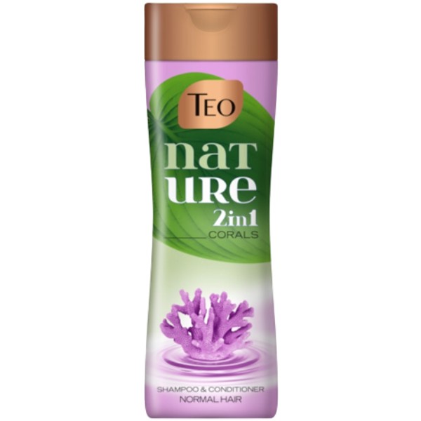 Shampoo and conditioner "Teo" corals for normal hair 350ml
