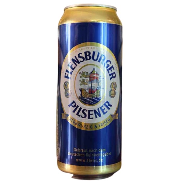 Beer "Herbwurzig & Frisch Flensburger Pilsener" 4,8% 0.5l