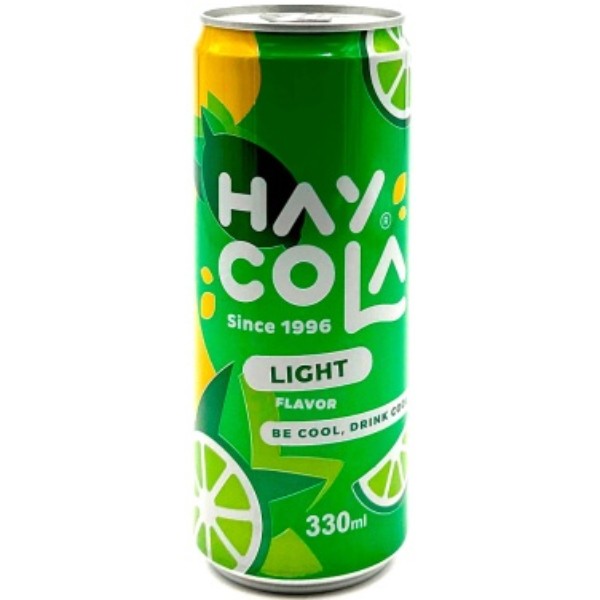 Carbonated drink "Hay cola" lemon 0 33l