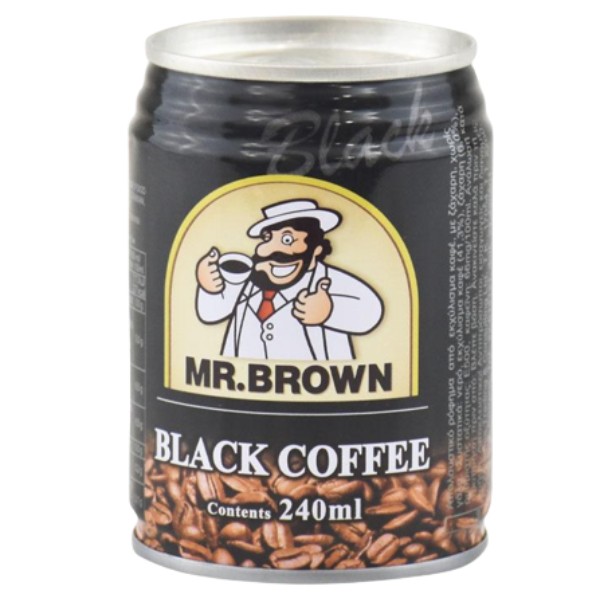 Холодный кофе "Mr. Brown" черный ж/б 240мл