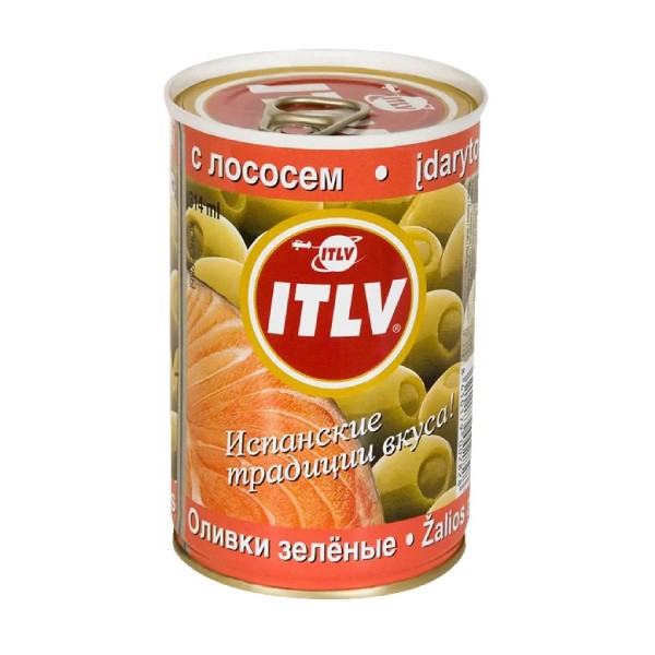 Green olive "ITLV" stuffed with salmon 314ml 300g