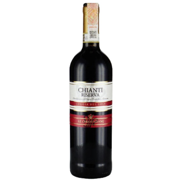 Գինի «Chianti» Րիսերվա Լոջիա դել Սոլե Լե Կյանտիջանե կարմիր անապակ 13% 0.75լ