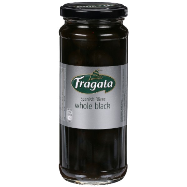 Olives "Fragata" black pitted g/b 340g