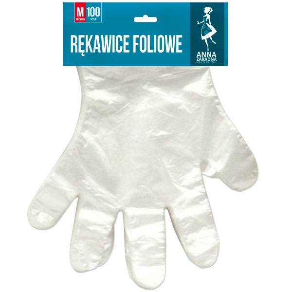 Gloves "Anna Zaradna" disposable M 100pcs