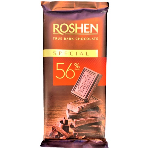Chocolate bar "Roshen" special 56% 85g