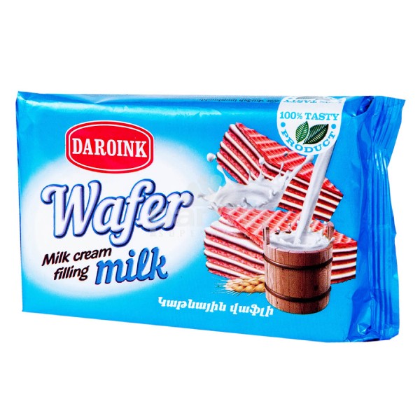 Вафли "Daroink wafer" с молоком 180г