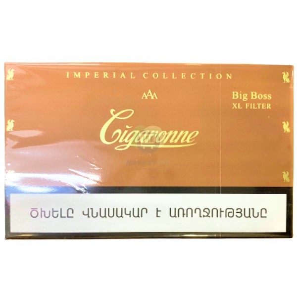 Ծխախոտ «Cigaronne» Բիգ Բոսս ԻքսԼ ֆիլտր 20հատ