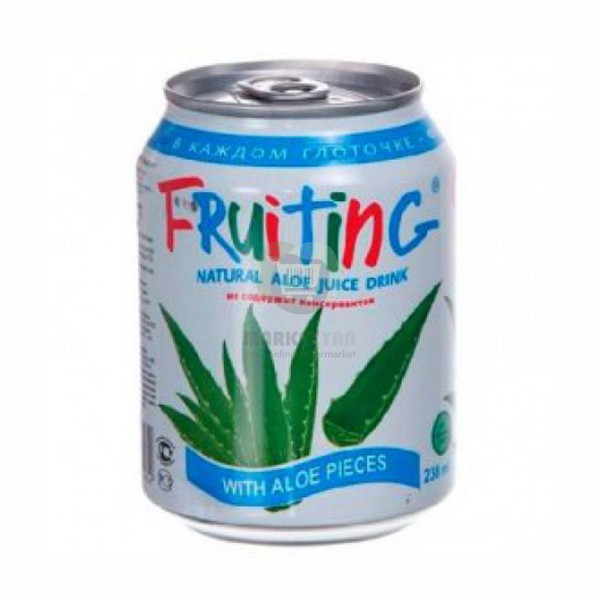 Juice "Fruiting" with aloe pieces 238 gr,