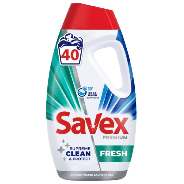 Washing gel "Savex" Premium Fresh 1.8l