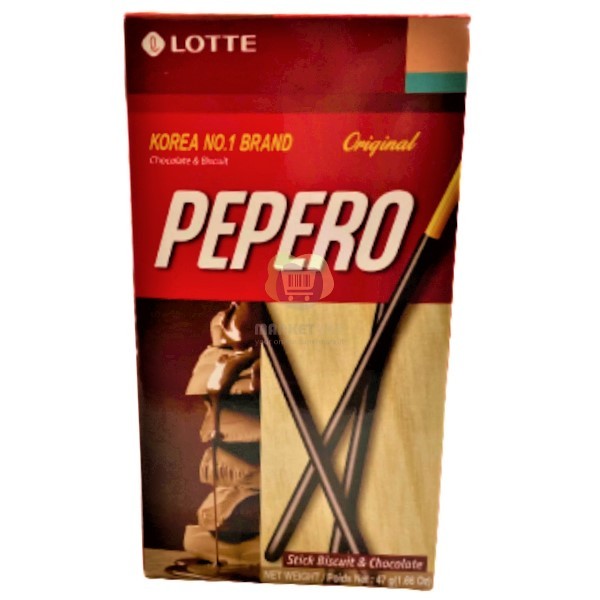 Ծղոտներ «Lotte Pepero Almond» դասական 36գ
