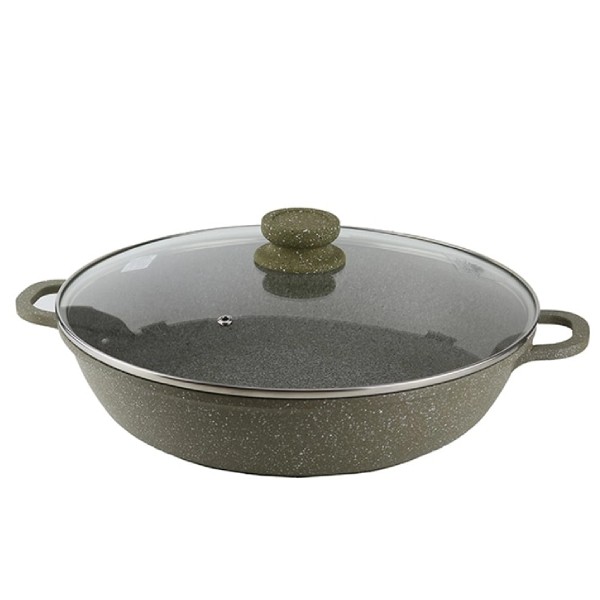 Granite Pot 32 cm "Marketian" Blue brown