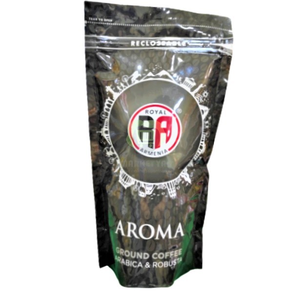 Coffee "Royal Armenia Aroma" black robusta and arabica ground 100g