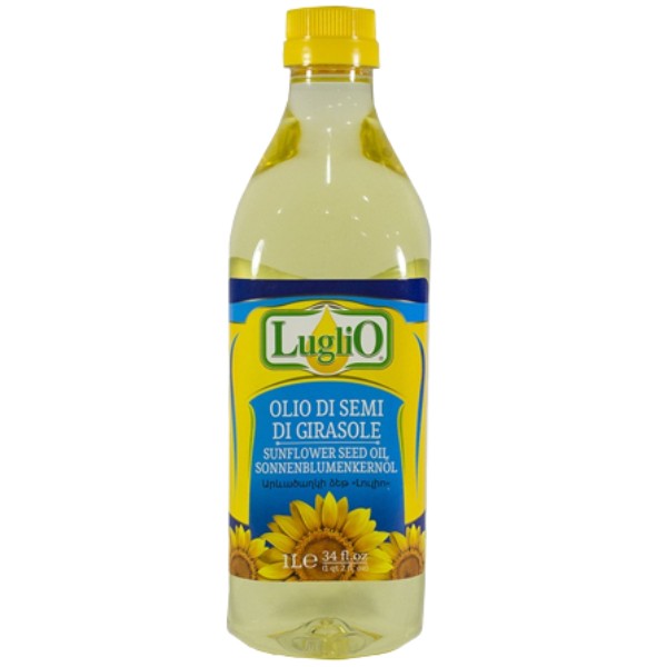 Масло подсолнечное "Luglio" 1л