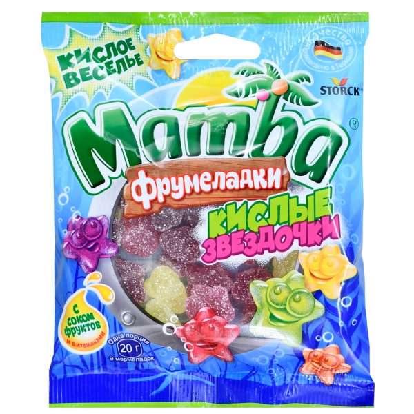 Jelly "Mamba" marinated stars 70g