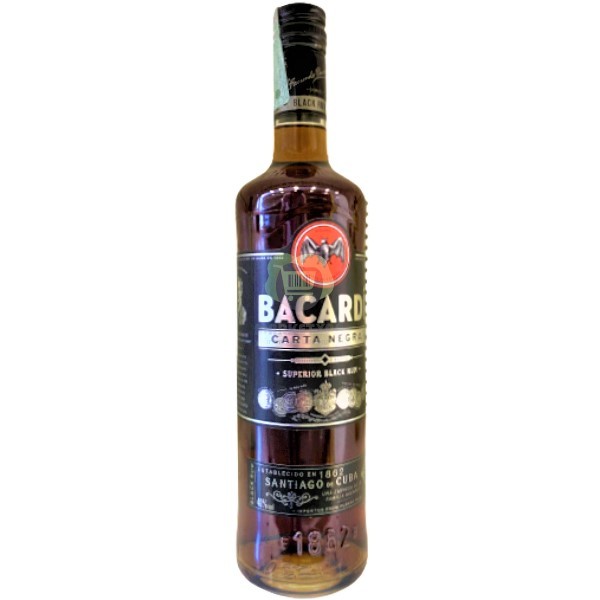Rum "Bacardi" Black 37.5% 0.7l