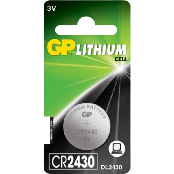 Batteries "GP" Lithium CR2430 3V 1pcs