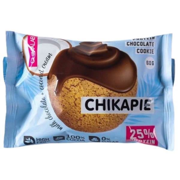Печенье "ChikaLab" протеиновое глазированное кокосовое 60г
