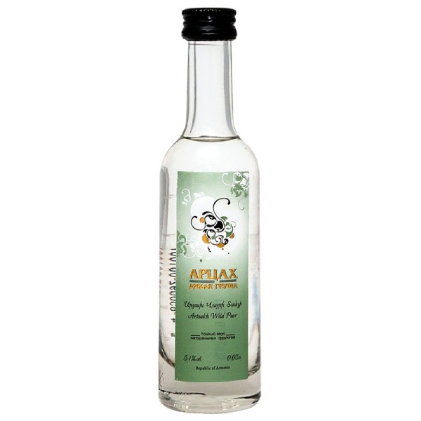 Vodka "Artsakh" wild pear 0.05l