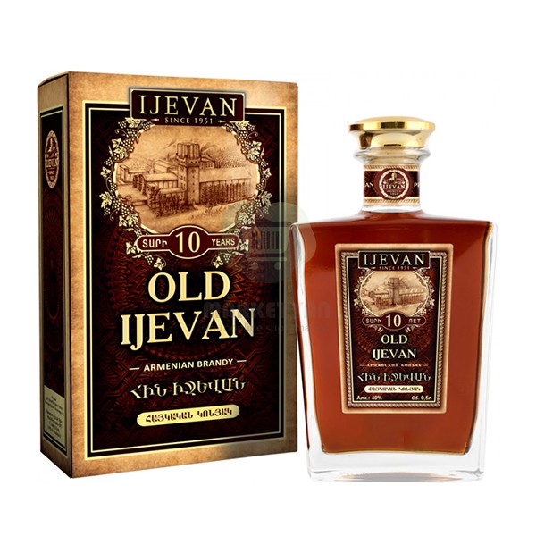 Cognac "Hin Ijevan" 10 years 40% box 0.5l