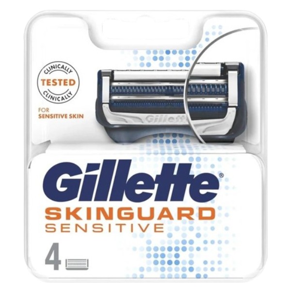 Картриджи "Gillette" Skinguard Sensitive 4шт