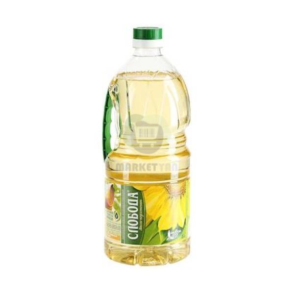 Flower oil "Slaboda" refined deodorized 1.8 l.