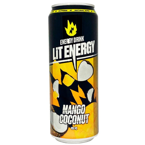 Original energy drink "Lit Energy" mango-coconut 0.45l