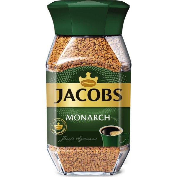 Кофе растворимый "Jakobs" Монарх 190г