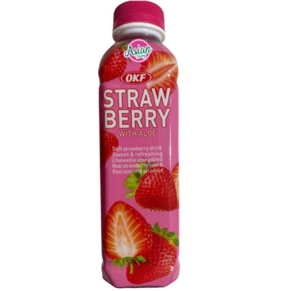 Fruit drink "OKF" strawberry 500ml