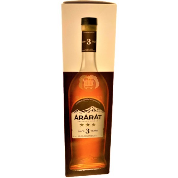 Cognac "Ararat" 3 years aging 40% 0.7l