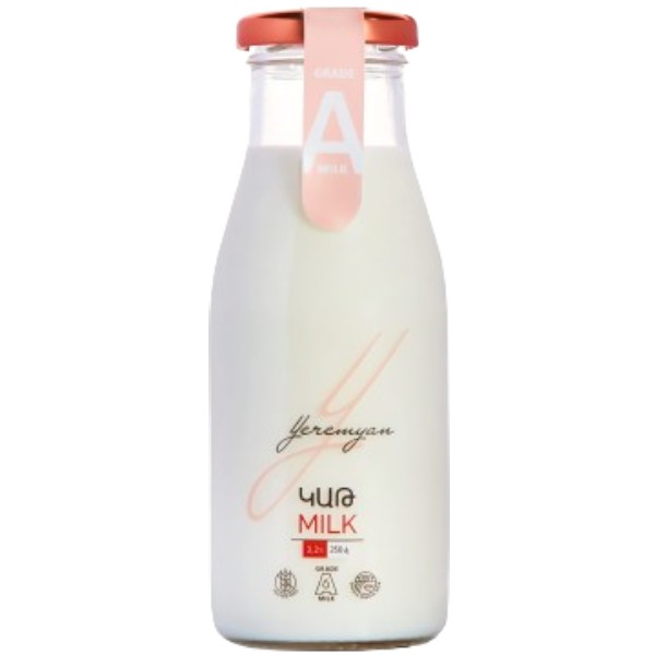 Milk "Yeremyan Products" 3․2% 250ml