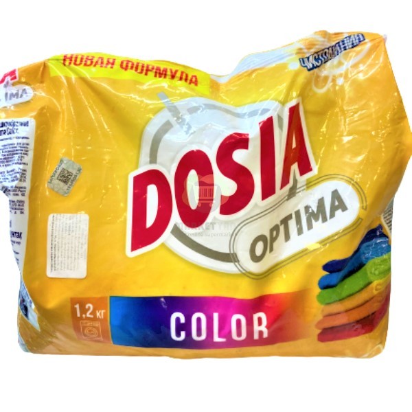 Стиральный порошок "Dosia" Optima для цветных вещей автомат 1.2кг