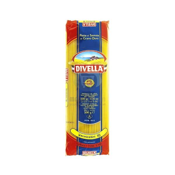 Spaghetti "Divella" Vermicellini # 10 500 gr.