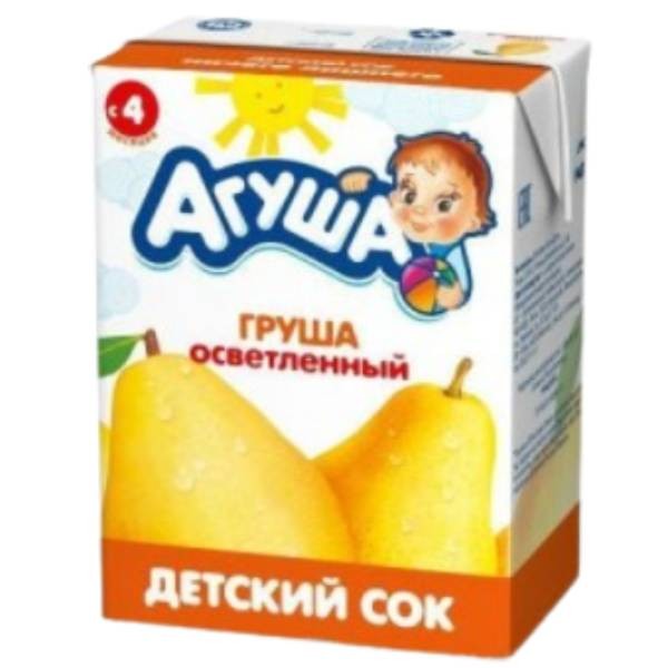 Натуральный сок "Агуша" 200г