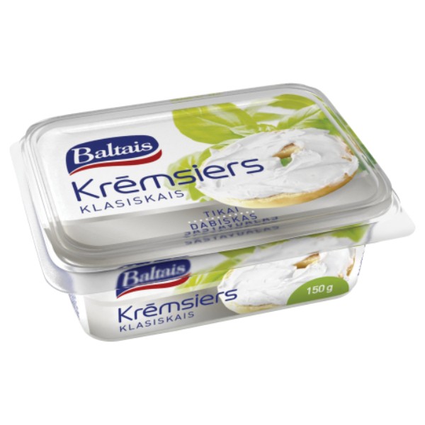 Cream cheese "Baltais" 150g