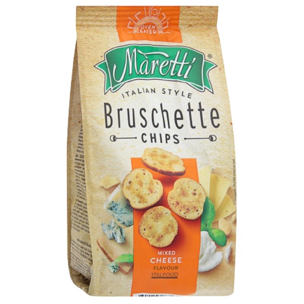 Crackers-bruschette "Maretti" mixed cheese 70g